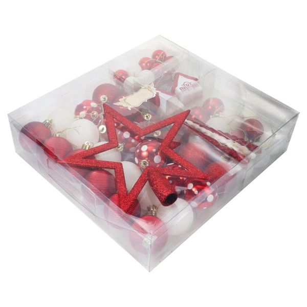 

60pcs christmas decorative hanging star xmas tree decoration party pendant