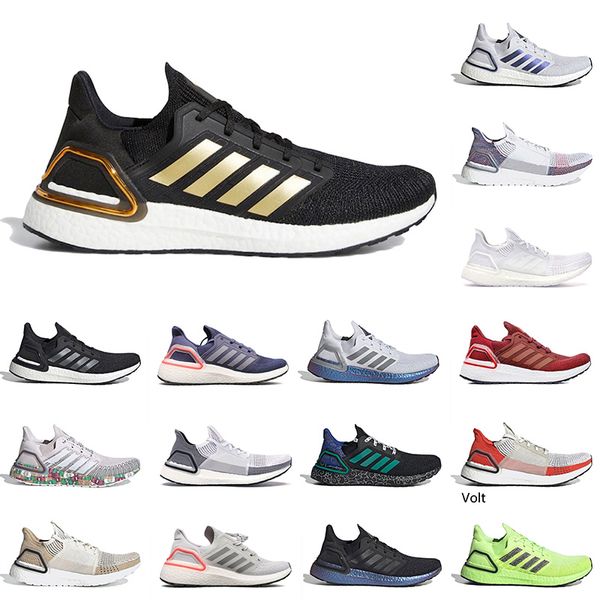 

black gold mens ultraboost womens trainers sports running shoes cloud white peking grey oreo refract outdoor sneakers 36-47, White;red