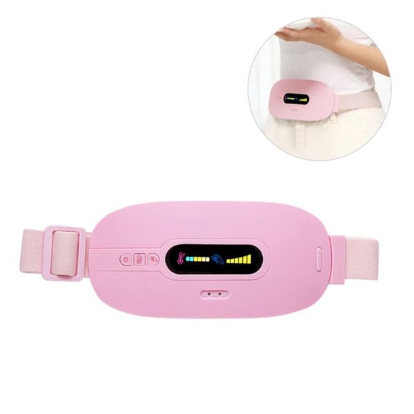 

waist support 1pc warm belt adjustable uterus stomachache waistband for lady, Black;gray