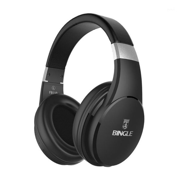 

bingle fb110 bluetooth 4.1 headphones csr wireless stereo muisc earphone over ear headset 3.5mm aux in hands-w/ microphone1