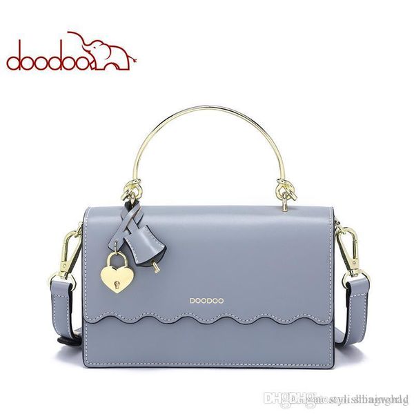 

fashion women handbag bucket designer ladies shoulder bag youth flap sweet wind genuine leather crossbody bag 8791
