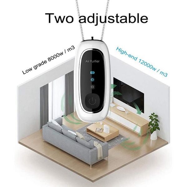 

air purifiers portable purifier usb personal hanging necklace with negative ion freshener-no radiation gift for kid adult