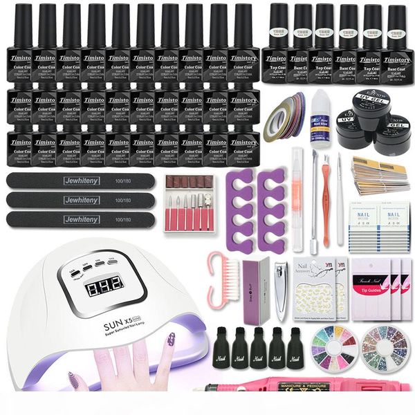 

набор маникюра для ногтей для ногтей с 80w 120w 54w уф-лампой уф-лампы 3010