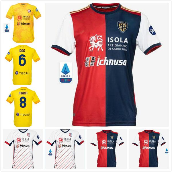 

20 21 cagliari calcio soccer jerseys centenary kit joao pedro nainggolan jersey 2020 2021 maglie da anniversary football shirt thai, Black;yellow