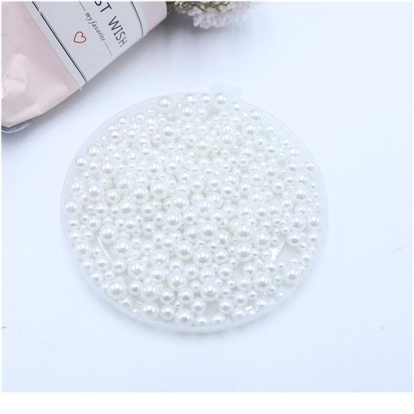 

fashion 500pcs/lot round no holes imitation pearl beads mix size random mix colors pearls beads diy crafts de bbyzlc