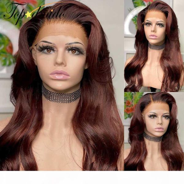 

dmido brown color brazilian hair lace front wigs pre plucked 13x6 remy human hair lace front wig 150% density, Black;brown