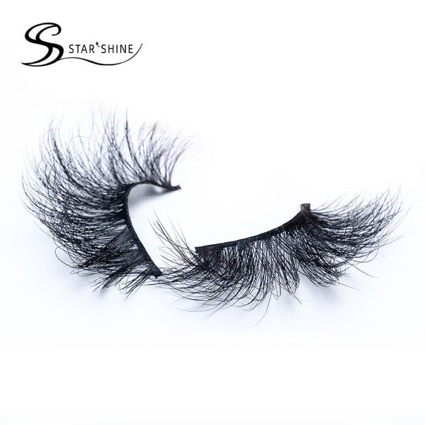 

b015 25mm mink eyelashes 100% cruelty handmade 3d mink lashes full strip lashes soft false eyelashes makeup
