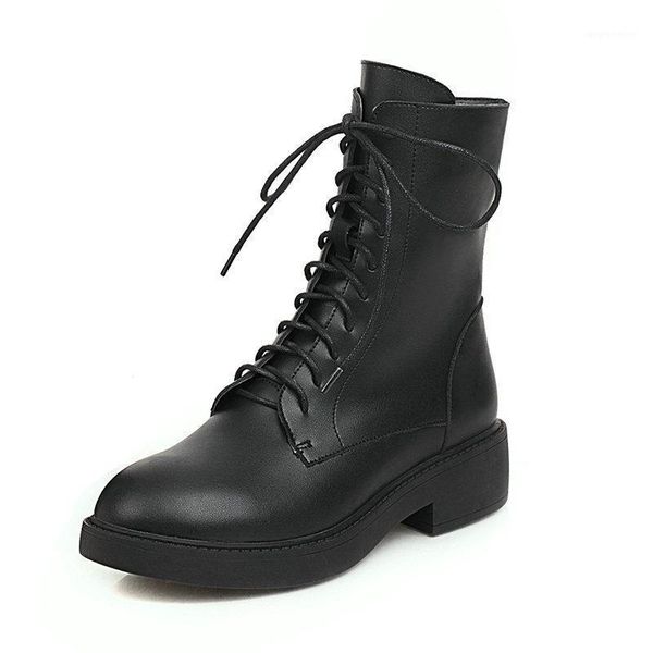 

2020 new women patent leather boots fashion zipper square heel ankle boots ladies round toe autumn winter shoes sliver1, Black
