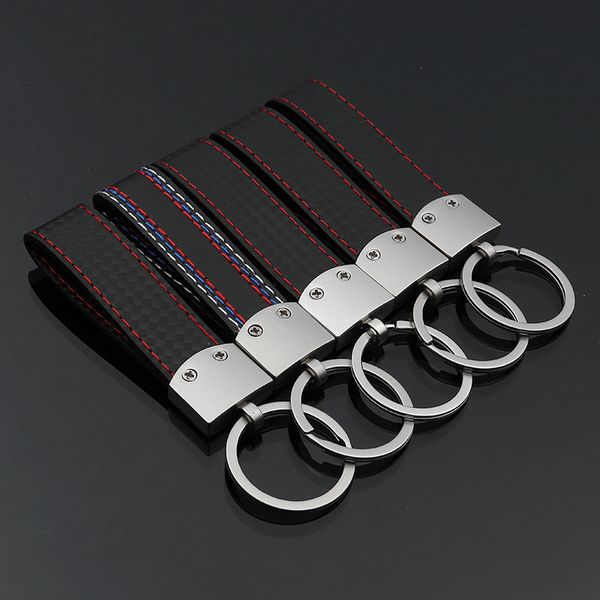 

new fashion leather 3d sticker metal keychain car keyring for s line rs r key chain giftoutlet58iu