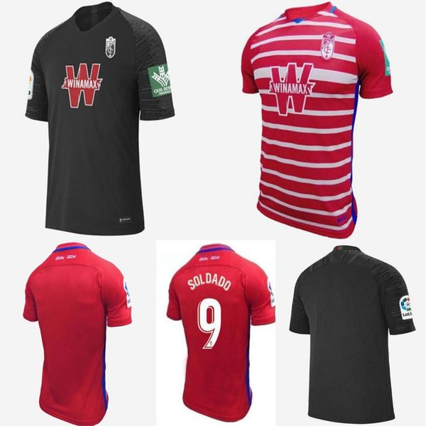 

2020 2021 granada football shirt . suarez kenetti 20 21 granada cf home away third soccer shirt for adults, Black;yellow