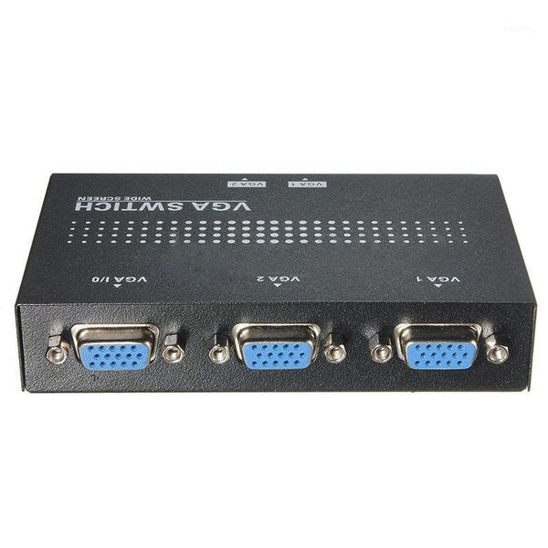 

2 in 1 out vga vga 2 porte a monitor two sources manual switch splitter1
