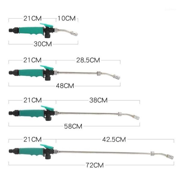 

30/48/58/72cm high pressure power water spray gun car washer jet garden nozzle attachment watering irrigation cleaning tool1