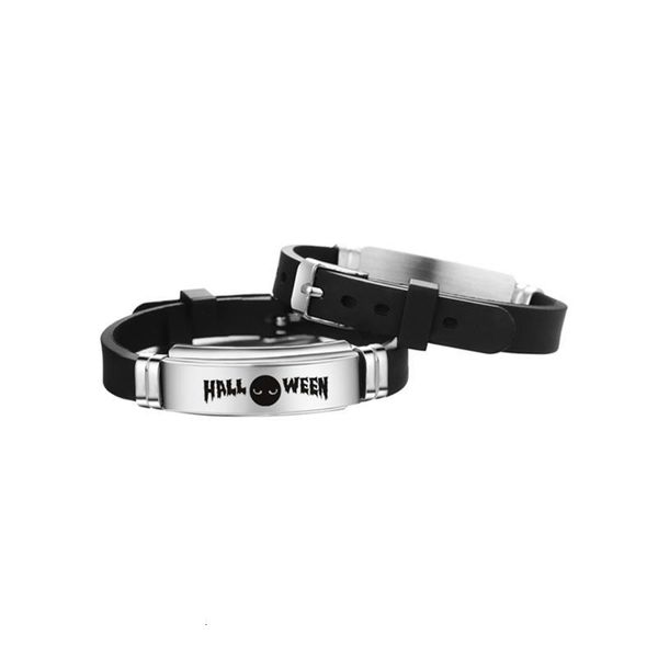 

pumpkin halloween before skull stainless steel bangle bracelet christmas gifts