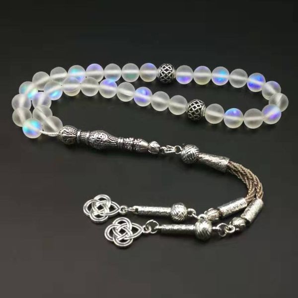 

austrian crystal tasbih 33 66 99 beads with metal tassel new style crystal women prayer beads gift muslim rosary y200730, Black