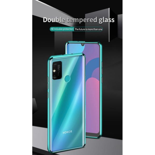 

magnetic case for huawei honor 9a case double-sided full protected tempered glass case on for honor9a 9 a moa-lx jlljmr