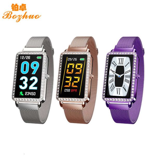 

new a88 women fashion smart bracelet heart rate blood prsure waterproof meter step call reminder sleep sports watchjk