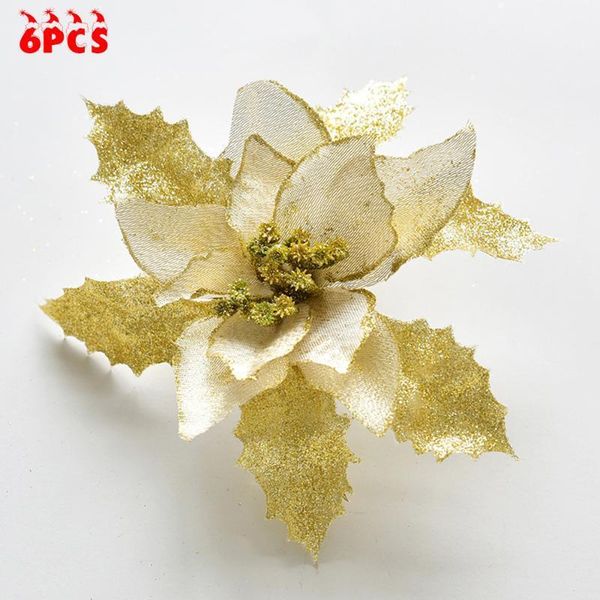

christmas decorations large tree glitter white on set1