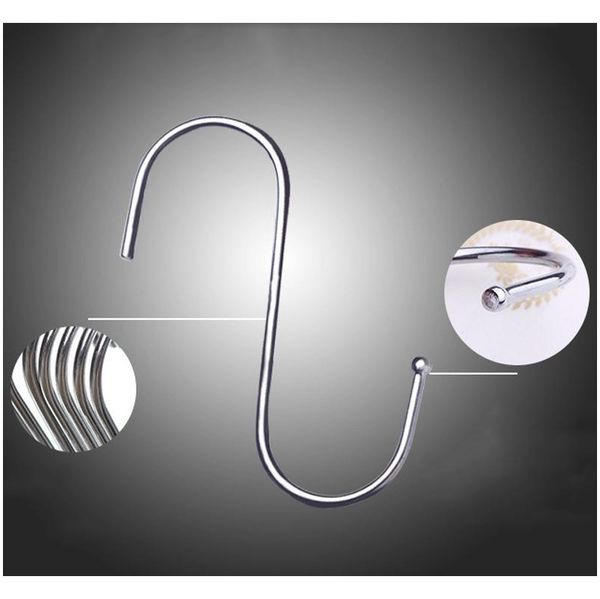 

s shape metal hanging hooks household 7cm 9cm storage hook trade show store products hanger bathroom racks kitchen jllgti sport777