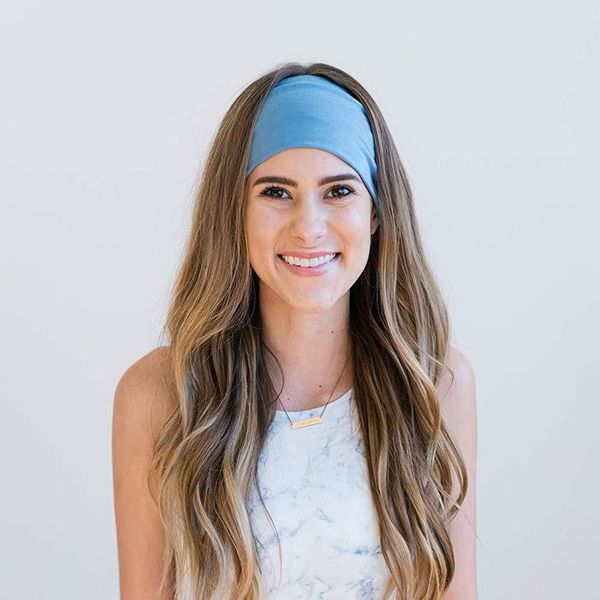

solid wide cotton sports yoga headbands for women men lightweight japanese bandana elastic hairbands turban accessories jllhpe