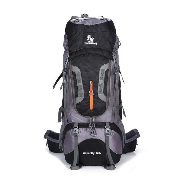 

large capacity camping trekking backpack multi-functional climbing hiking rucksack with aluminum support men women travel bags