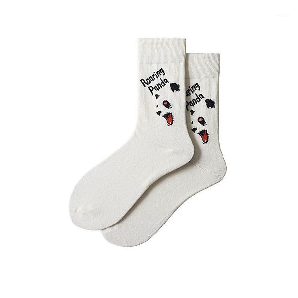 

animal mens sock letter crew thermal men's sox standard socks cotton autumn winter trendy fashion calcetines1, Black