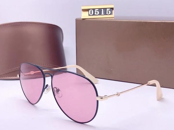 

2020 new luxur classic pilot sunglasses designer brand fashion mens womens sun glasses eyewear metal glass lenses with box zfgnz, White;black