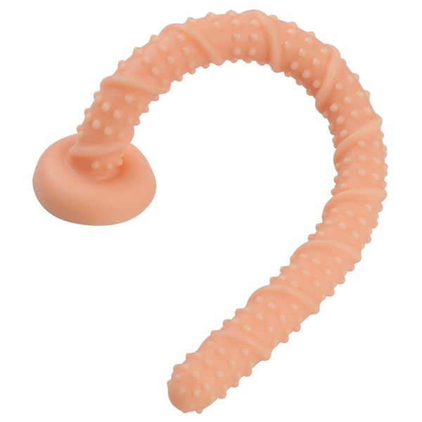 Lungo design a spirale a spirale anale tappo anale materiale morbido materiale ventosa enotico anus adulto giocattoli per adulti per donna uomini dilatador prostata massagerFactory terribile