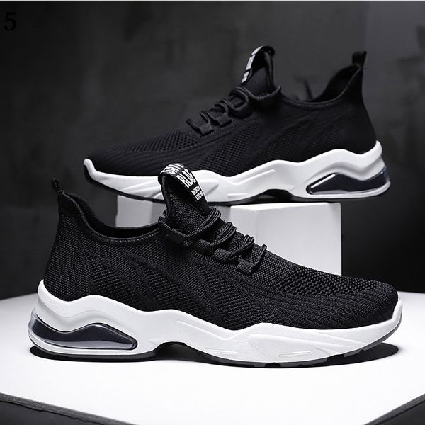 

with socks new fashion black men casual shoes mens trainers sports sneakers breathable jogging running shoes size eur39-44