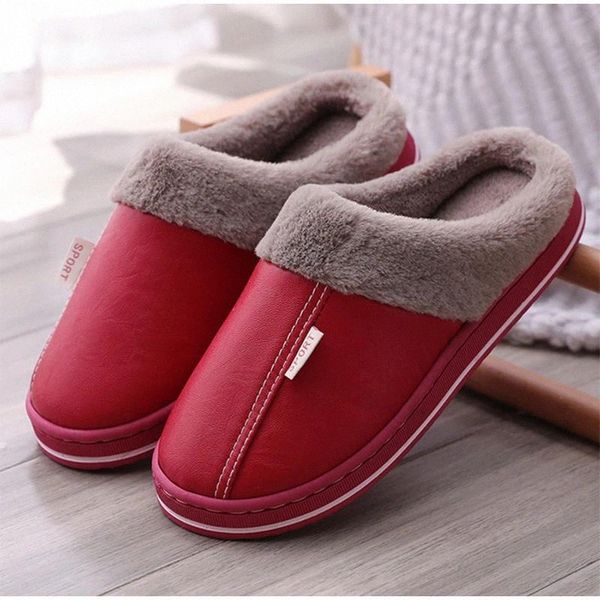 

2021winter women slippers couple shoes short plush warm ladies casual non-slip soft warm house slipper indoor bedroom fashion new #a473, Black