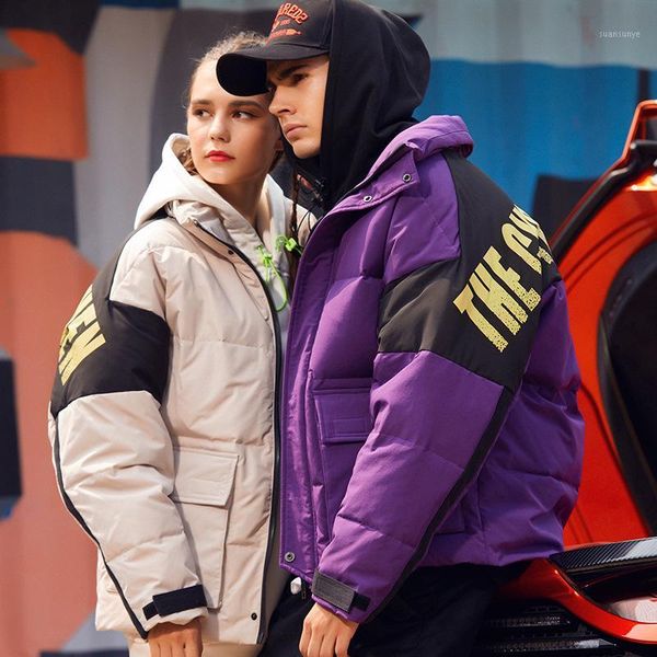 

2019 winter new down jacket men's hip hop short warm down coat clothes men coat winter1, Black