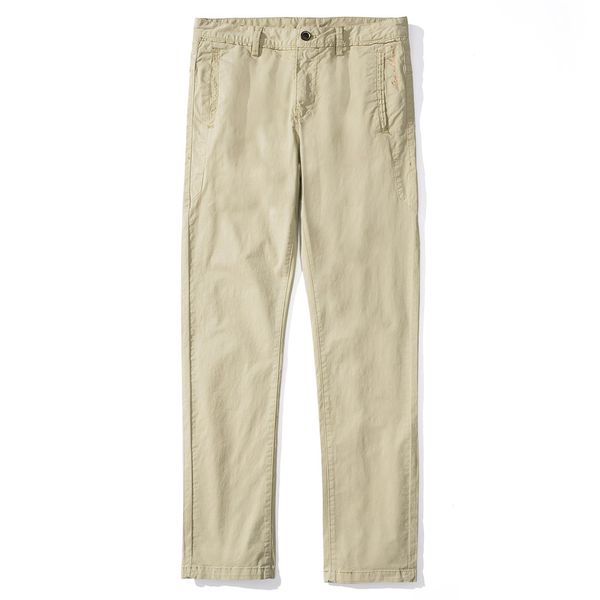 

2021 korean-style solid trousers of cotton men slim fit pencils cargo pants new autumn winter clothes f78 krtm, White;black