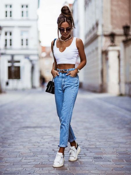 

1fall / winter 2020 casual slim pants small toe pencil women's jeans, Blue
