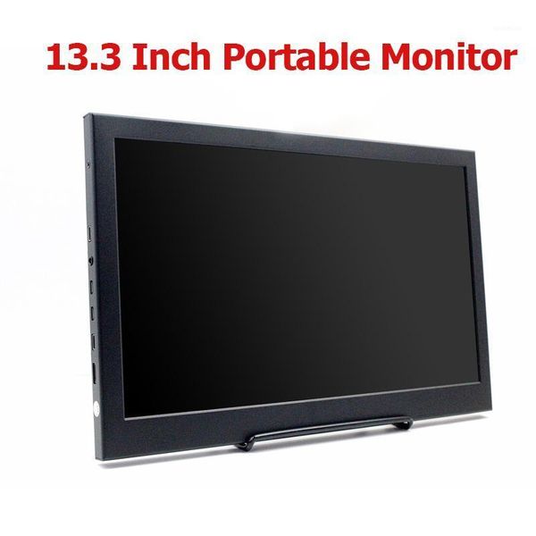 

monitors 2k portable monitor 13.3 inch left interface ips panel display type-c-line direct connection for mobile phone lap