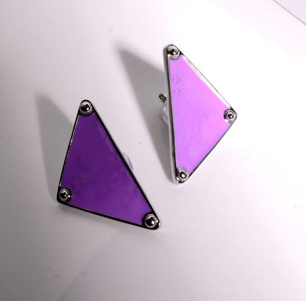 

european and american triangle letter ear clips geometric personality high-end sense of cold wind no pierced earrings female fast delivery, Silver