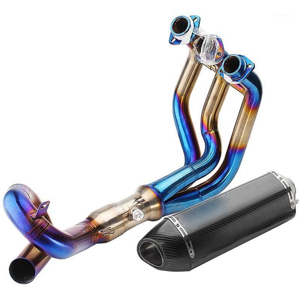 

mt09 mt-09 fz09 fz-09 xsr900 motorcycle full exhaust muffler system header front pipe for mt09 fz09 2014-2020 xsr900 2020-20201