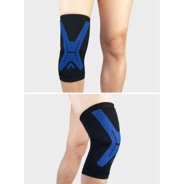 

outdoor elastic brace kneepad adjustable patella knee pads basketball safety guard strap support calf protection, Black;gray