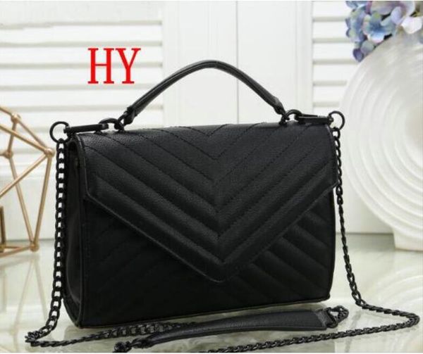 Neue Mode schwarze Kette Soho Bag Disco Handtasche Frauen PU-Leder hochwertige Handtasche Tasche Mode lsy01kj4 #