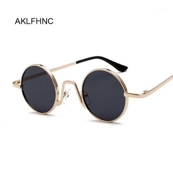 

round sunglasses women 2020 mirror vintage sun glasses female brand designer feminino1, White;black
