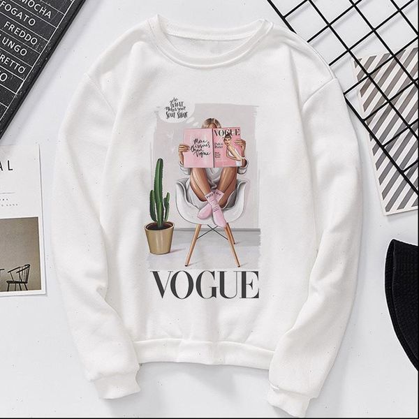 

womens sweatshirt 2021 new harajuku leisure vogue female hoodies fashion casual aesthetic long sleeve o neck kawaii hoodie, Black
