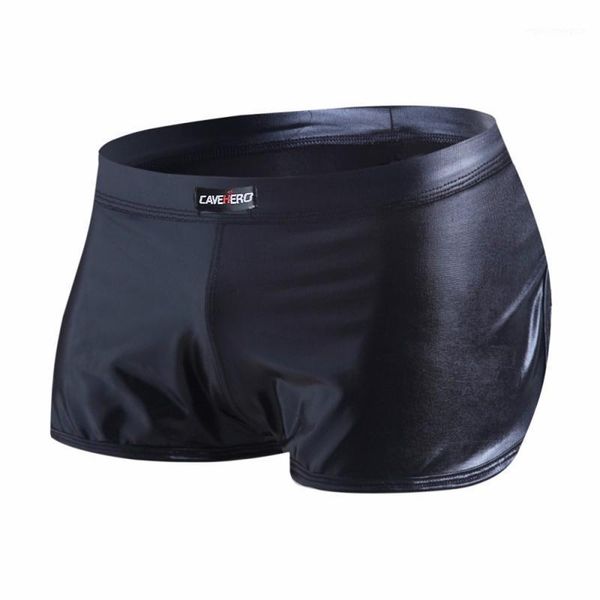 

men's shorts faux leather mens gym clothing men pants sport shiny fitness clothes short pants1, White;black