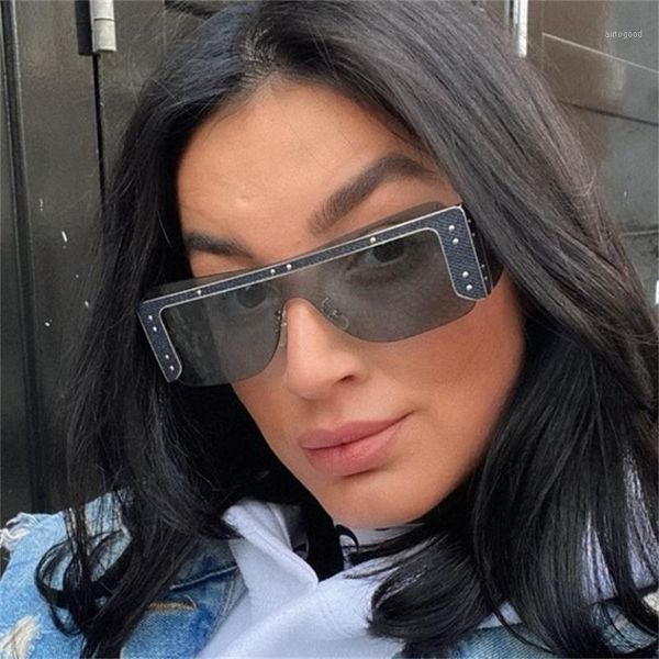 

sunglasses fashion 2021 oversized women rimless baby blue female shades designer personality eyewear 1, White;black