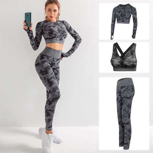 

yoga outfits arrival custom logo women gym wear set apparel print tight elastic soft pants leggings clothing, White;red