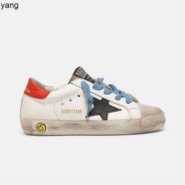 

autumn winter new leather old small dirty parents and children's casual board shoes red tail