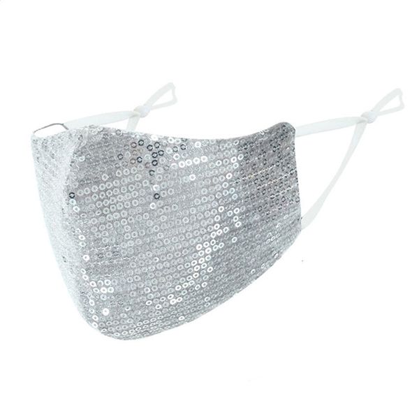

bling face 3d fashion mask designer washable reusable women sequins shiny cover anti-dust fog mouth masks