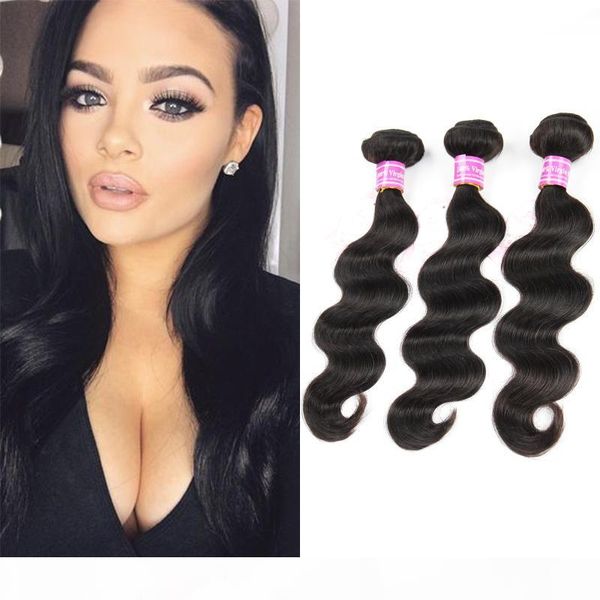 

brazilian virgin human hair weaves health and beauty hair bundles malaysian indian mongolian cambodian peruvian unprocessed virgin hair, Black