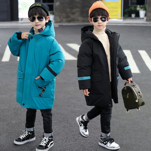 

new wear boys' winter cotton padded coat children's 2021, Blue;gray