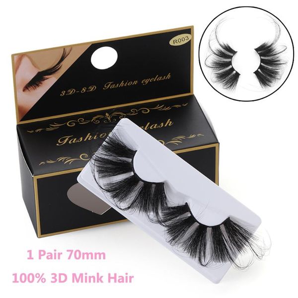 

false eyelashes 1pair 20-70mm 3d mink super long fluffy messy dramatic criss-cross handmade extension makeup tools