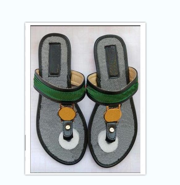 

fashion designer women beach sandals embroidery platform flip flops loafers summer flats shoes ladies sandal slipper size 35-42, Black