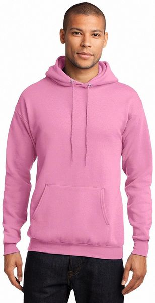 

port & company men's classic pullover hooded sweatshirt b2hp#, Black