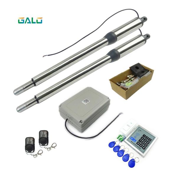

galo automatic swing gate door opener operator kits with outdoor waterproof electric lock